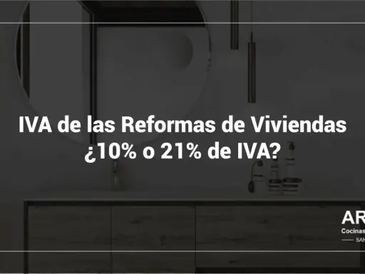 El IVA de las obras de reforma de viviendas: ¿10% o 21%? Imagen de un baño moderno.