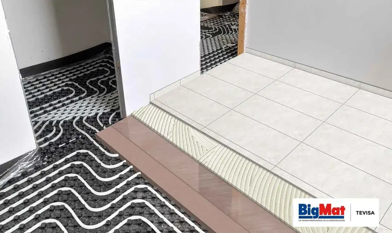 Instalar suelo radiante: capas de aislamiento, tuberías y baldosas. Un sistema de calefacción eficiente para tu hogar.